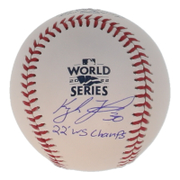 Kyle Tucker Signed 2022 World Series Baseball Inscribed "22 WS Champs" (Beckett) at PristineAuction.com