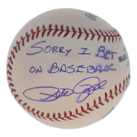 Pete Rose Signed OML Baseball Inscribed "Sorry I Bet On Baseball" (JSA) at PristineAuction.com