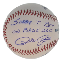 Pete Rose Signed OML Baseball Inscribed "Sorry I Bet On Baseball" (JSA) at PristineAuction.com