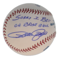 Pete Rose Signed OML Baseball Inscribed "Sorry I Bet On Baseball" (JSA) at PristineAuction.com