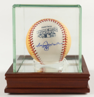 Reggie Jackson Signed 2009 OML Home Run Derby Logo Baseball with Display Case (Beckett) at PristineAuction.com