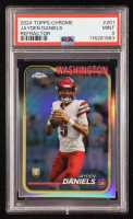 Jayden Daniels 2024 Topps Chrome Refractors #201 RC (PSA 9) at PristineAuction.com