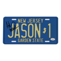 Ari Lehman Signed "Friday the 13th" New Jersey License Plate Inscribed "Jason 1" (JSA) at PristineAuction.com