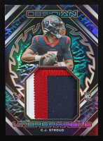 CJ Stroud 2023 Panini Obsidian Unbreakable Memorabilia Electric Etch Orange #4 #33/49 RC at PristineAuction.com
