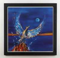 "Phoenix Rising" LE Custom Framed Lithograph Art Print By Spar Street (Street) at PristineAuction.com