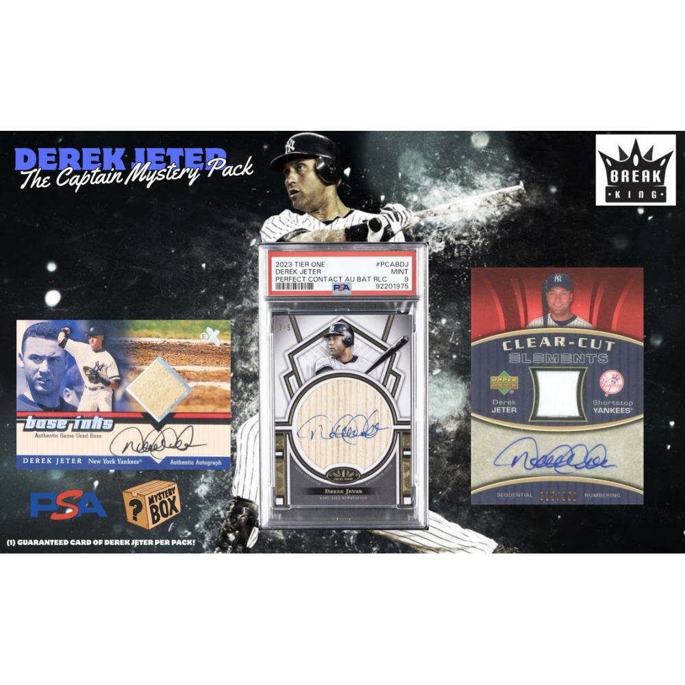 Break King: Derek Jeter Mystery Box Foil Pack at PristineAuction.com