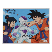 Cynthia Cranz, Linda Young & Peter Kelamis Signed "Dragon Ball Z" 8.5x11 Photo Inscribed "Chi Chi", "OG Frieza" & "Goku" (JSA) at PristineAuction.com