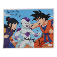 Cynthia Cranz, Linda Young & Peter Kelamis Signed "Dragon Ball Z" 8.5x11 Photo Inscribed "Chi Chi", "OG Frieza" & "Goku" (JSA) at PristineAuction.com
