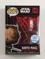 Ray Park Signed "Star Wars" #410 Darth Maul Funko Pop! Vinyl Bobble-Head Figure (Beckett) at PristineAuction.com
