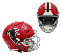 Julio Jones Signed Falcons Full-Size Authentic On-Field Alternate Speedflex Helmet (Radtke) at PristineAuction.com