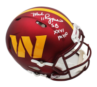 Mark Rypien Signed Commanders Full-Size Authentic On-Field Speed Helmet Inscribed "SB XXVI MVP" (Radtke) at PristineAuction.com