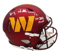 Doug Williams Signed Commanders Full-Size Authentic On-Field Speed Helmet Inscribed "SB XXVI MVP" (Radtke) at PristineAuction.com