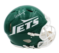 Garrett Wilson Signed Jets Full-Size Authentic On-Field Throwback Alternate Speed Helmet (Fanatics) at PristineAuction.com