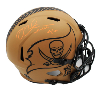 Mike Alstott Signed Buccaneers Full-Size Salute to Service Alternate Speed Helmet (Radtke) at PristineAuction.com