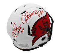 Warren Sapp, Ronde Barber & Mike Alstott Signed Buccaneers Full-Size Authentic On-Field Lunar Eclipse Alternate Speed Helmet (Radtke) at PristineAuction.com