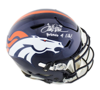 Terrell Davis Signed Broncos Full-Size Authentic On-Field Speedflex Helmet Inscribed "Bronco 4 Life!" (Radtke) at PristineAuction.com