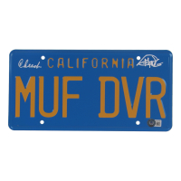 Cheech Marin & Tommy Chong Signed "Up In Smoke" License Plate (Beckett) at PristineAuction.com