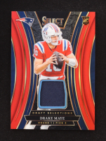 Drake Maye 2024 Select Draft Selections Memorabilia Prizm Red #4 RC at PristineAuction.com