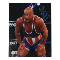 Kurt Angle Signed WWE 8x10 Photo Inscribed "HOF 2017" (Beckett) at PristineAuction.com