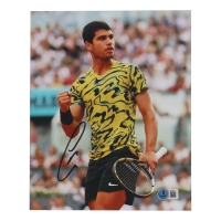Carlos Alcaraz Signed 8x10 Photo (Beckett) at PristineAuction.com