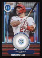 Mike Trout 2024 Topps Tribute Stamp of Approval Relics Blue #SOAMT #144/150 at PristineAuction.com