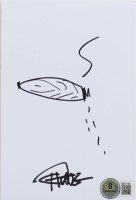 Tommy Chong Signed 4x6 Hand-Drawn Sketch Photo (Beckett) at PristineAuction.com