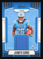 Jahmyr Gibbs 2023 Absolute Absolute Rookie Materials #6 RC at PristineAuction.com