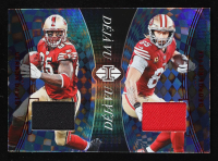 Vernon Davis / George Kittle 2024 Panini Illusions Deja Vu Jerseys Red #7 #22/199 at PristineAuction.com