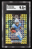 Jahmyr Gibbs 2023 Panini Mosaic Reactive Yellow Prizm #324 RC (SGC 9.5) at PristineAuction.com