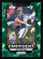 Caleb Williams 2024 Panini Prizm Emergent Prizms Green Ice #1 RC at PristineAuction.com