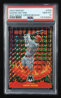 Shohei Ohtani 2022 Panini Mosaic Hot Sauce Mosaic Green #6 (PSA 10) at PristineAuction.com