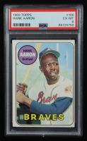 Hank Aaron 1969 Topps #100 (PSA 6) at PristineAuction.com