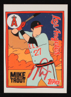 Mike Trout Signed 2020 Topps Project 2020 #63 #3/27 (MLB) at PristineAuction.com