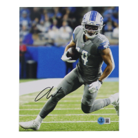 Amon Ra St. Brown Signed Lions 8x10 Photo (Beckett) at PristineAuction.com