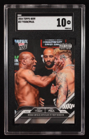 Mike Tyson / Jake Paul 2024 Topps Now #3 (SGC 10) at PristineAuction.com