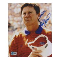 Steve Spurrier Signed Florida Gators 8x10 Photo Inscribed "Go Gators" (Beckett) at PristineAuction.com