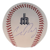Cal Raleigh Signed OML Mariners Logo Baseball (JSA) at PristineAuction.com
