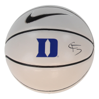 Cooper Flagg Signed Duke Blue Devils Logo Basketball (JSA) at PristineAuction.com