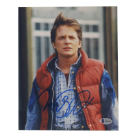 Michael J. Fox Signed 8x10 Photo (Beckett) at PristineAuction.com