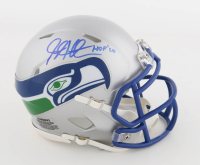 Steve Hutchinson Signed Seahawks Throwback Speed Mini Helmet Inscribed "HOF '20" (Beckett) at PristineAuction.com