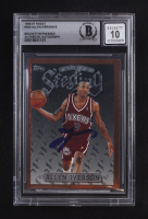 Allen Iverson Signed 1996-97 Topps Finest Sterling #240 RC (BGS | Autograph Graded 10) at PristineAuction.com