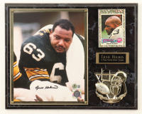 Ernie Holmes Signed Steelers Plaque Display (Beckett) at PristineAuction.com
