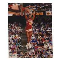 Spud Webb Signed Hawks 8x10 Photo (Beckett) at PristineAuction.com