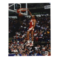 Spud Webb Signed Hawks 8x10 Photo (Beckett) at PristineAuction.com