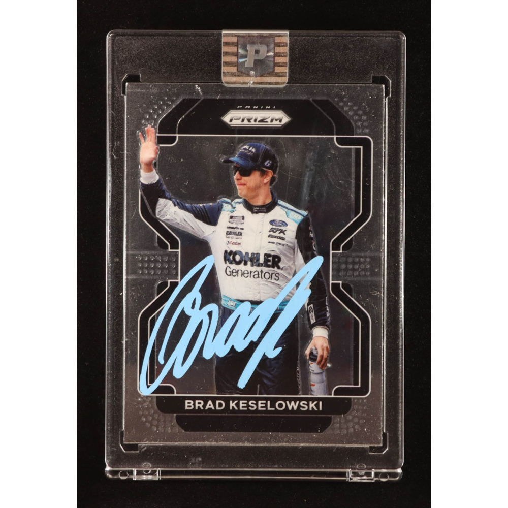 Brad Keselowski Signed 2022 Panini Prizm #35 (PA) at PristineAuction.com