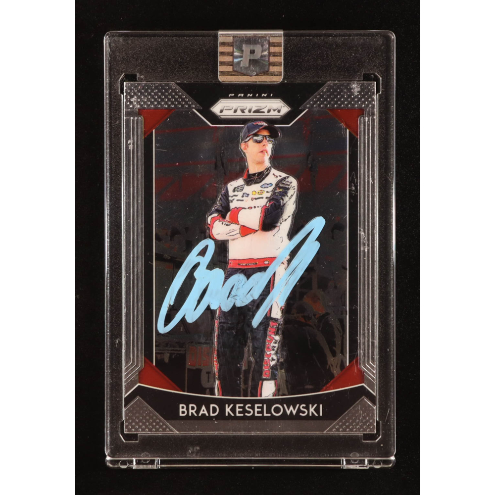 Brad Keselowski Signed 2019 Panini Prizm #2 (PA) at PristineAuction.com