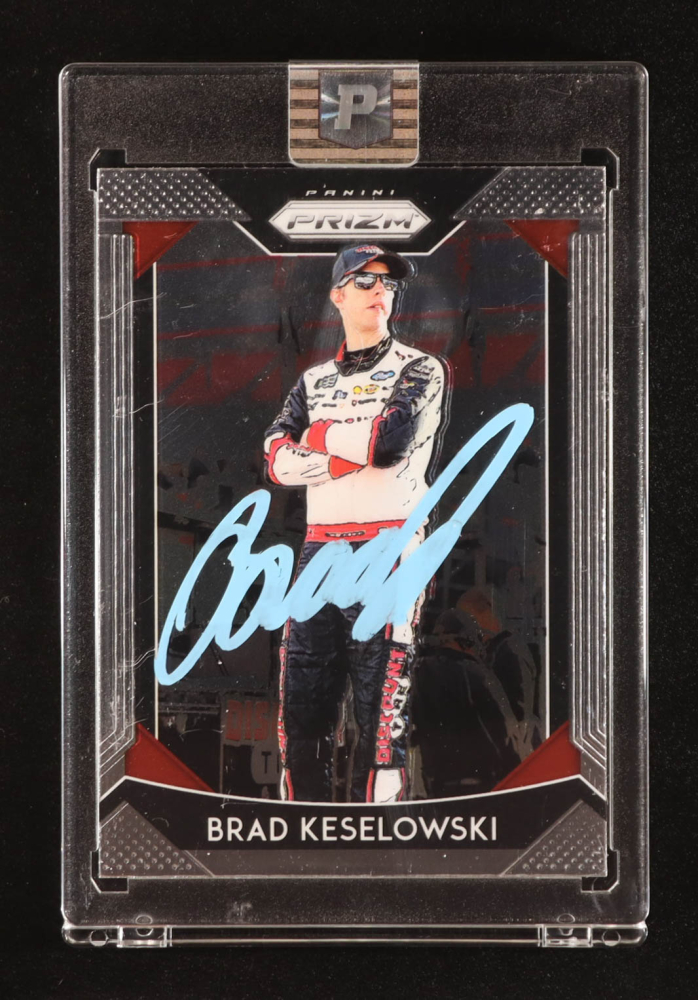 Brad Keselowski Signed 2019 Panini Prizm #2 (PA)