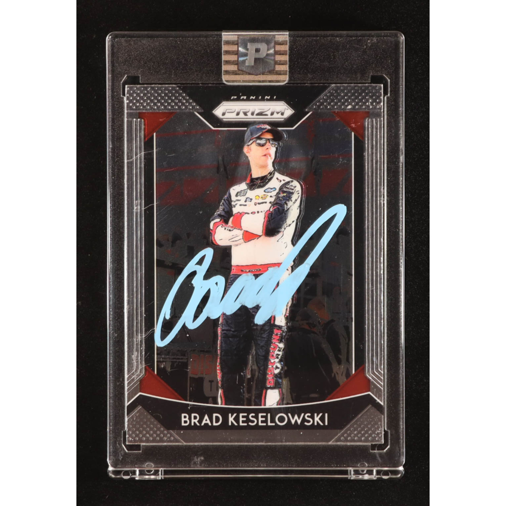 Brad Keselowski Signed 2019 Panini Prizm #2 (PA) at PristineAuction.com
