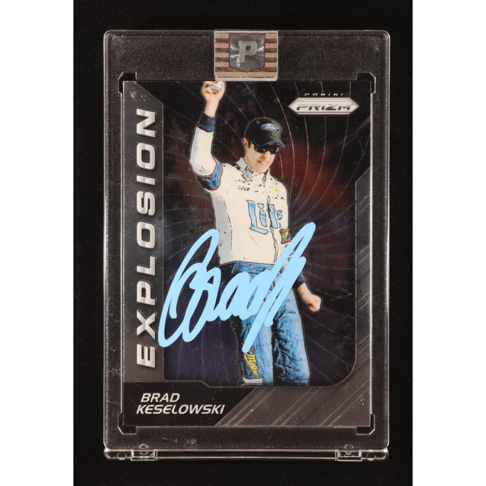 Brad Keselowski Signed 2018 Panini Prizm #88 EXP (PA) at PristineAuction.com