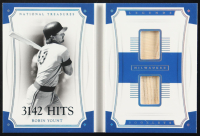 Robin Yount 2017 Panini National Treasures Legends Booklet Dual Materials Stats #17 #77/99 at PristineAuction.com